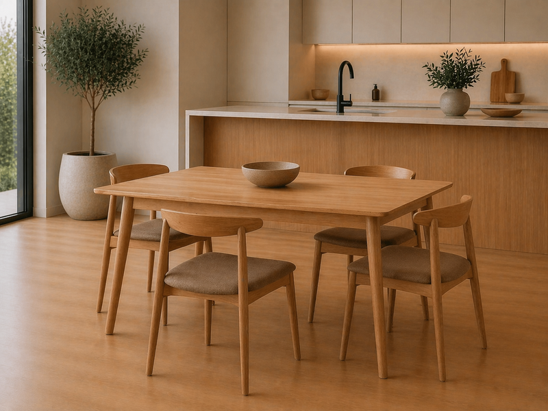 DOOLIN Rectangle Dining Table 120cm - oak