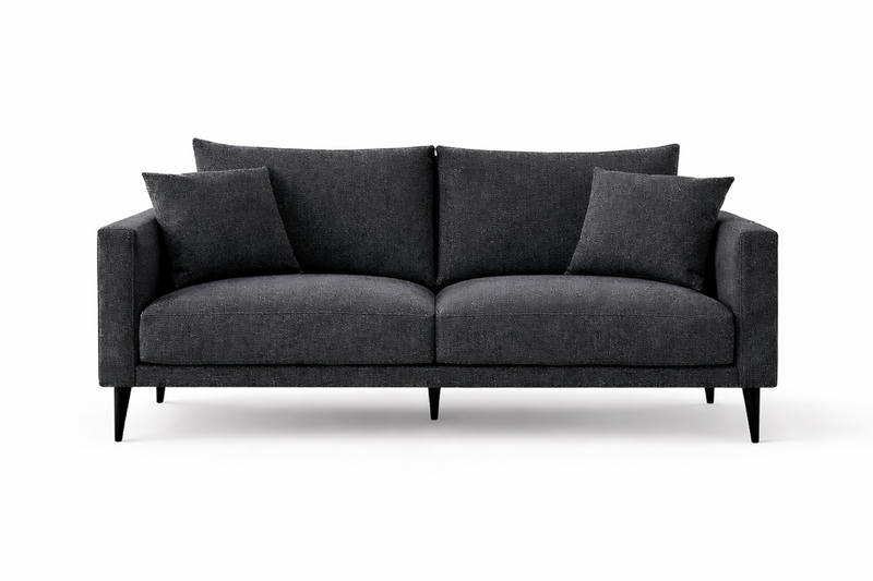 CONNIE 2-Seater Sofa MATANA 5 - charcoal grey