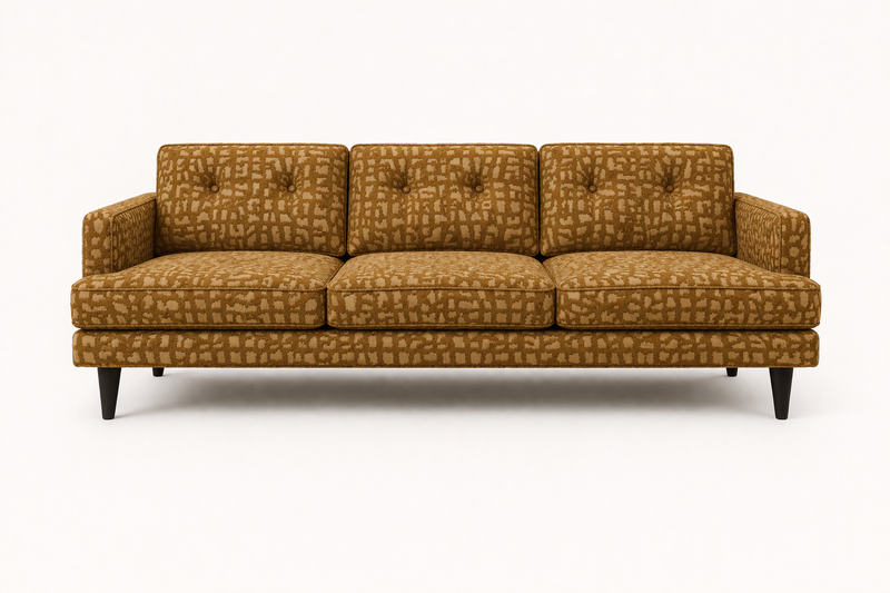VERDI XL 3-Seater Sofa MIRTILLO A25 - yellow