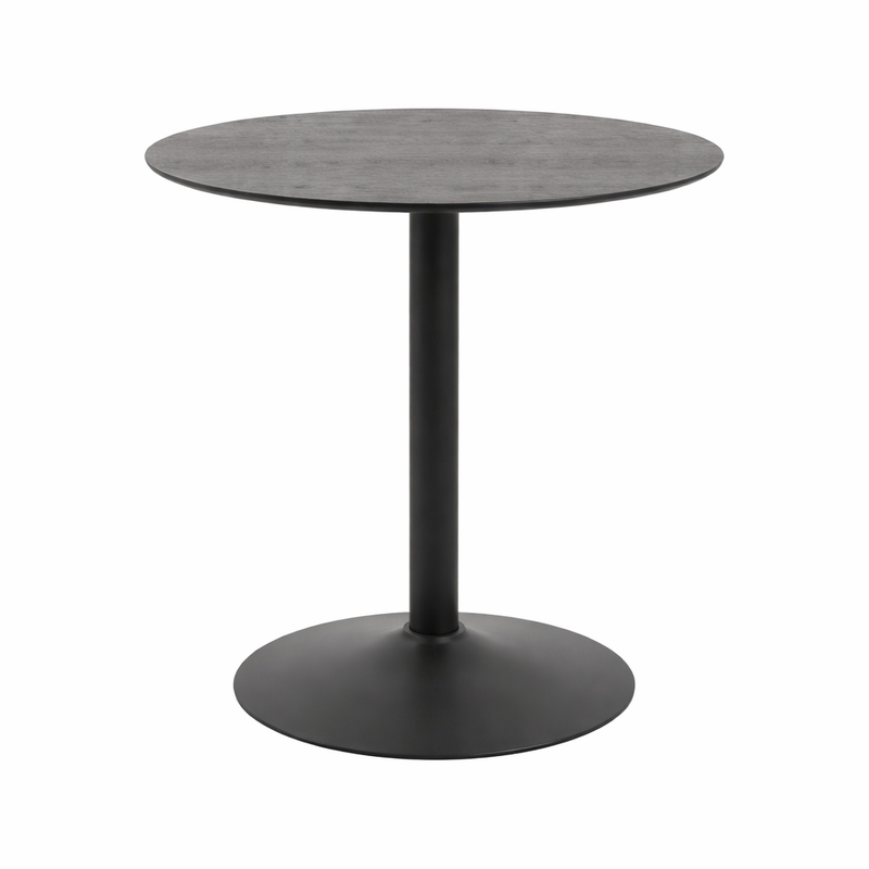 IBIZA Round Cafe Table 80cm - black
