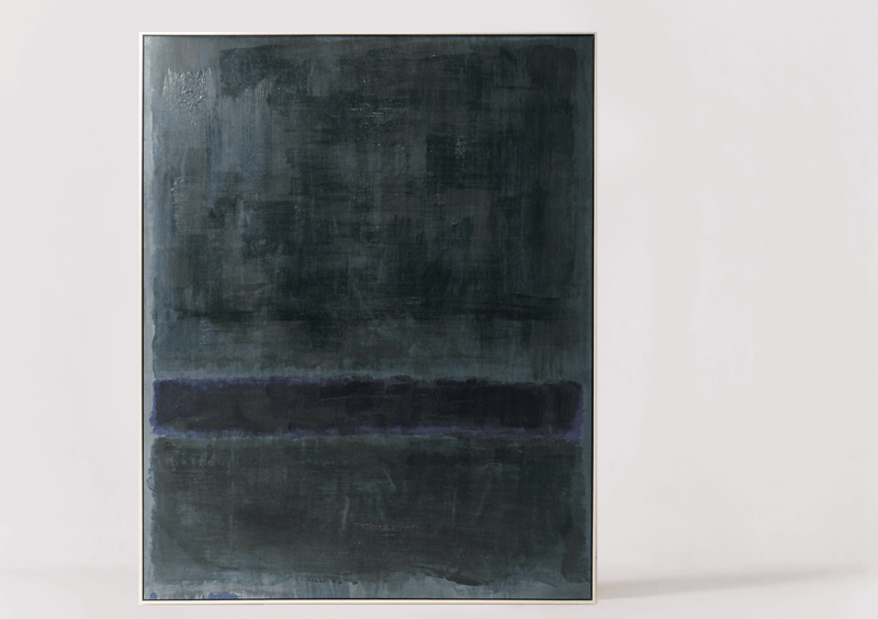 TEAL - PHDI196 / 110x140 - White Frame.