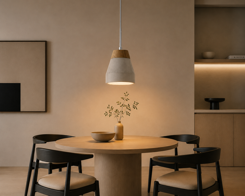 TAREGA Pendant Light - grey / brown