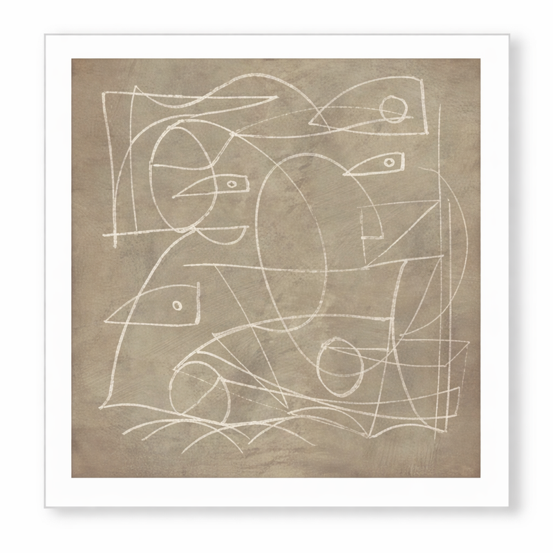 DAWN - PHDI124/ 1100x1100 WHITE FRAME