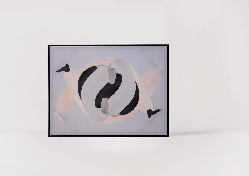 DANCE - PHDI162 / 60x80 - Black Frame