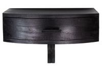 BOUDOIR Wall-Mounted Bedside Cabinet - black
