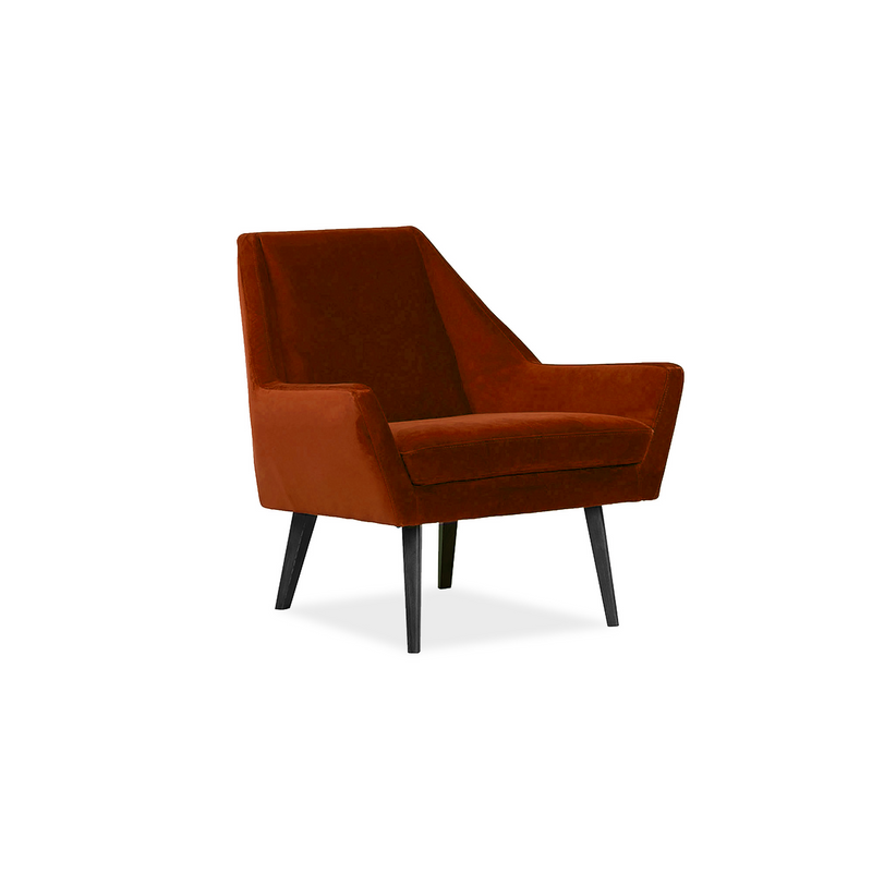 CARLTON Armchair MEG 64 - burnt orange
