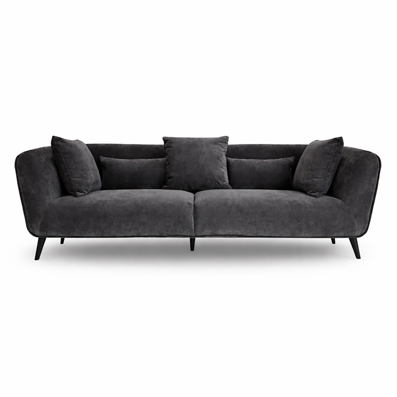 AVENUE 3-Seater Sofa ETHAN 25 - dark grey