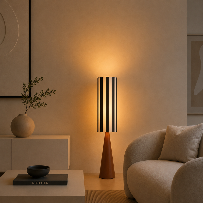 NORD Floor Lamp - ruby / monochrome (E27)