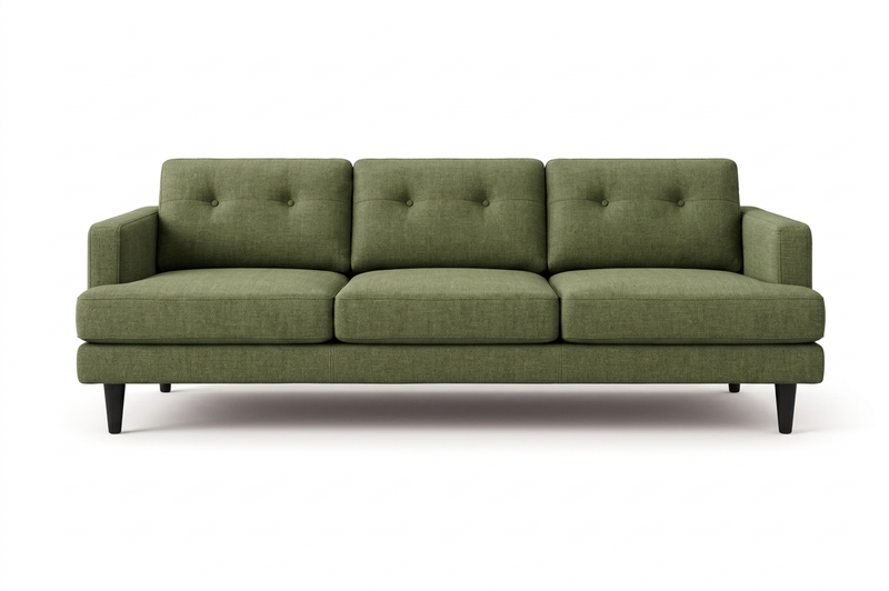 VERDI XL 3-Seater Sofa GAVA 35 - green