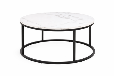 SPIRO Round Coffee Table 80cm - white