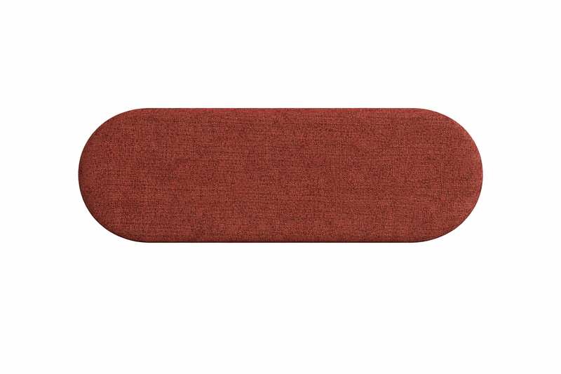 HEADBOARD 6'0'' Oval City 56 - burnt amber