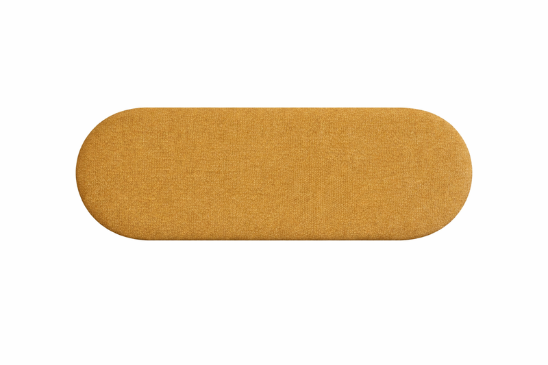 HEADBOARD 6'0'' Oval City 46 - mustard
