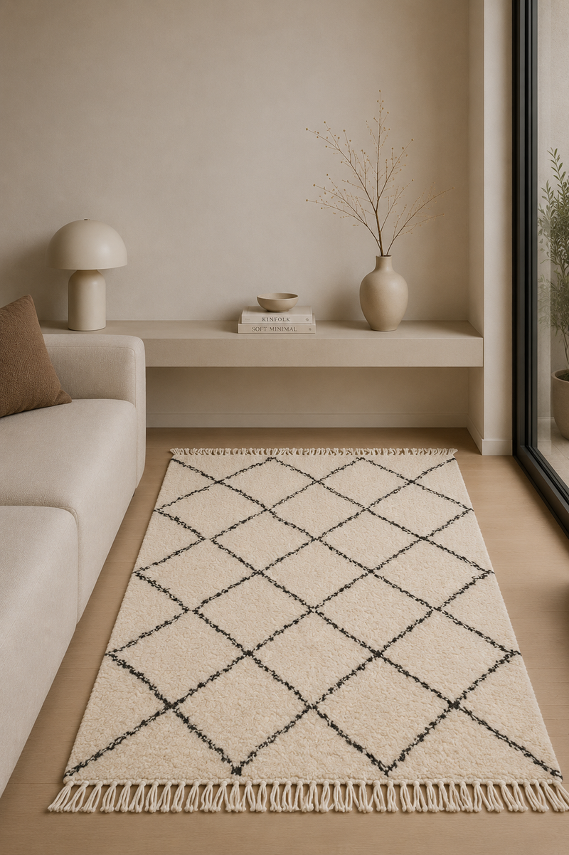 BOHO Rug 8280 - cream / grey (160 x 230cm)