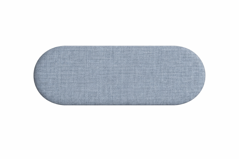 HEADBOARD 6'0'' Oval OVER THE HORIZON 70 - light blue