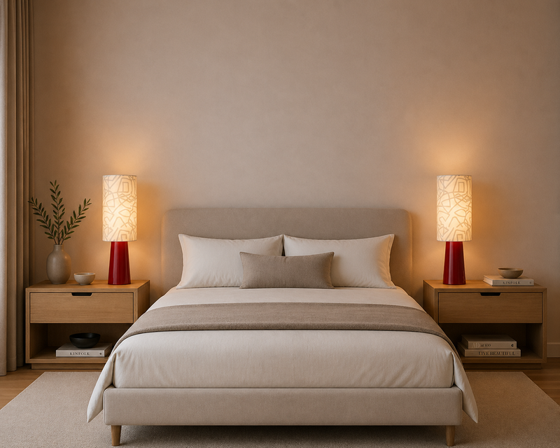 KEEM Table Lamp - brown (E14)