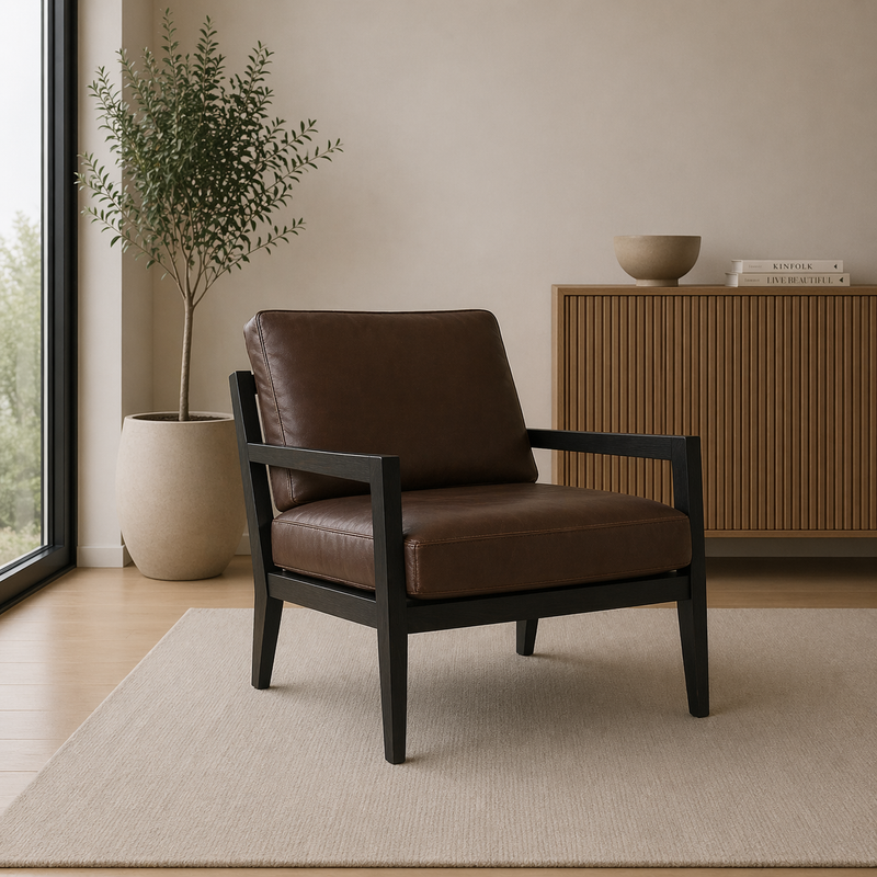 KARETTA Armchair - fantasy brown
