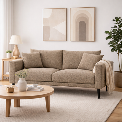 CONNIE 2-Seater Sofa MATANA 18 - taupe