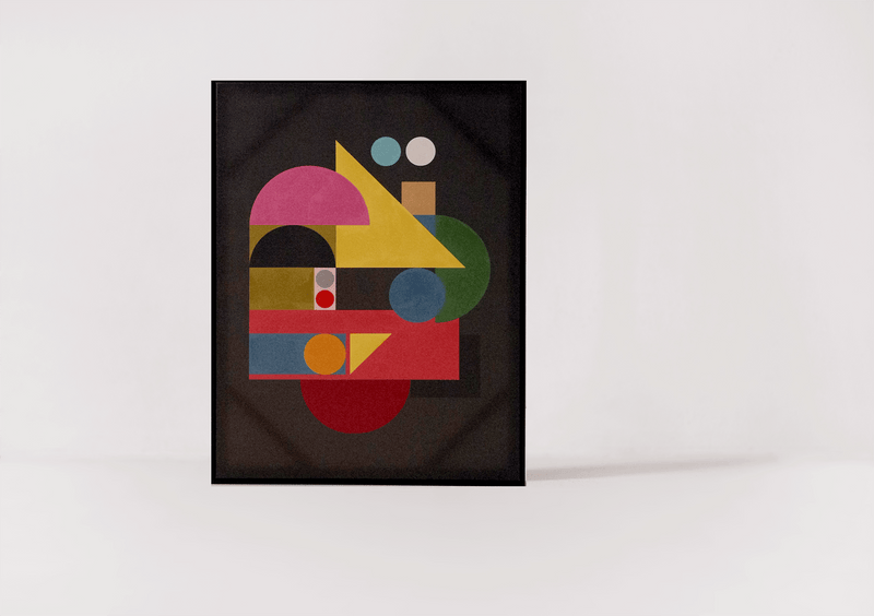 BAUHAUS 1 - PHDI089/ 60x80 - Black Frame