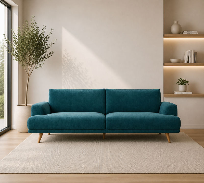 BENJAMIN 3-Seater Sofa MEG 26 - teal