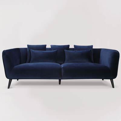Avenue 3 Seater Sofa (Navy Velvet)