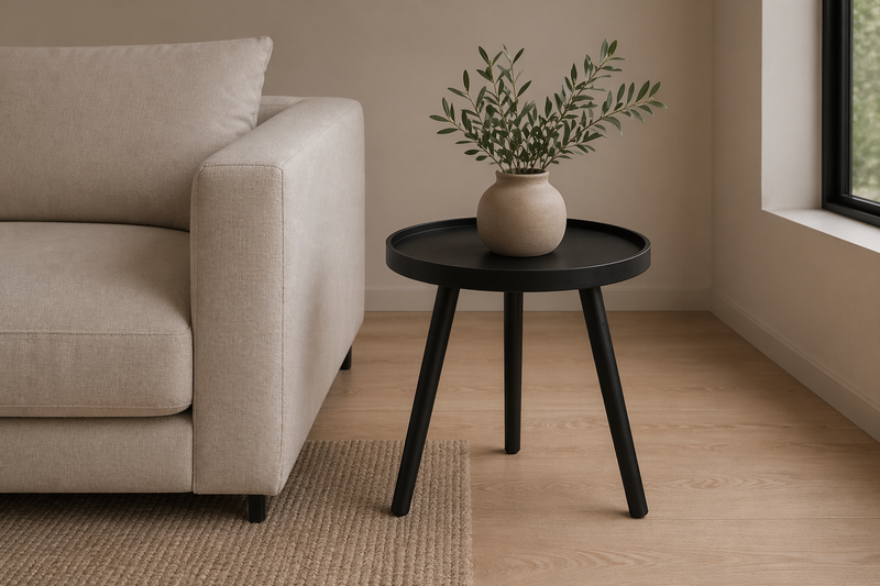 SASHA End Table  - asphalt