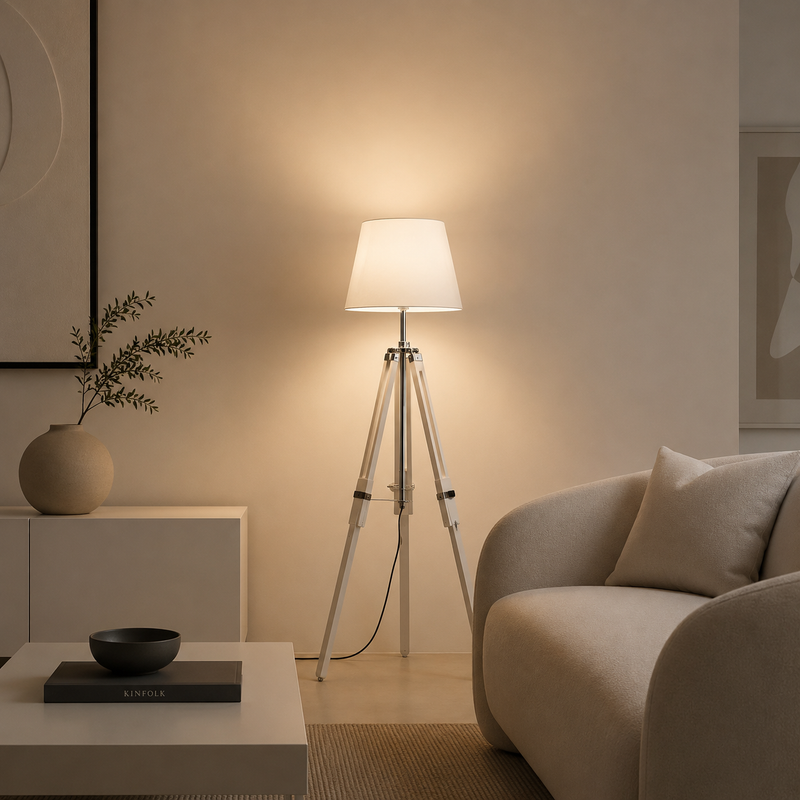 JASPER Floor Lamp - white (E27)