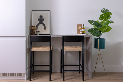 Fika Barstool (Charcoal Black)