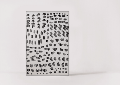 Fingerprints White Frame 800x1200