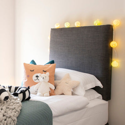 Headboard Only  - 3'0'' x 36''  (Charcoal Linen)