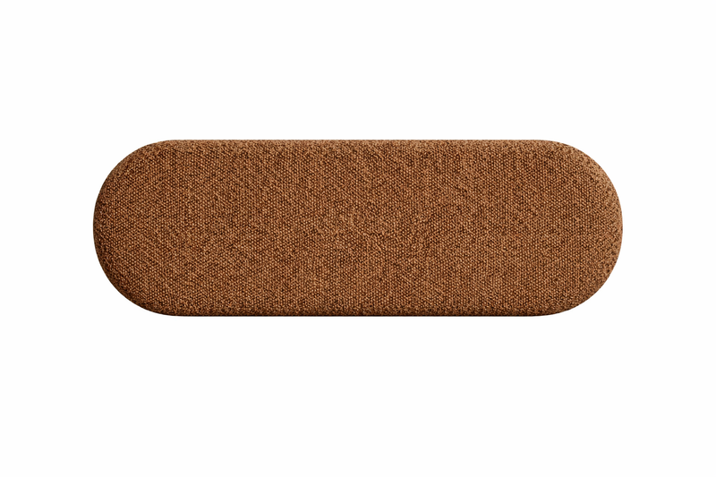 HEADBOARD 6'0'' Oval SICURO 25 - yellow