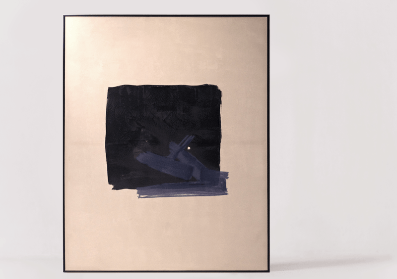 BLUE CAPE - PHDI191 / 110x140 - Black Frame.