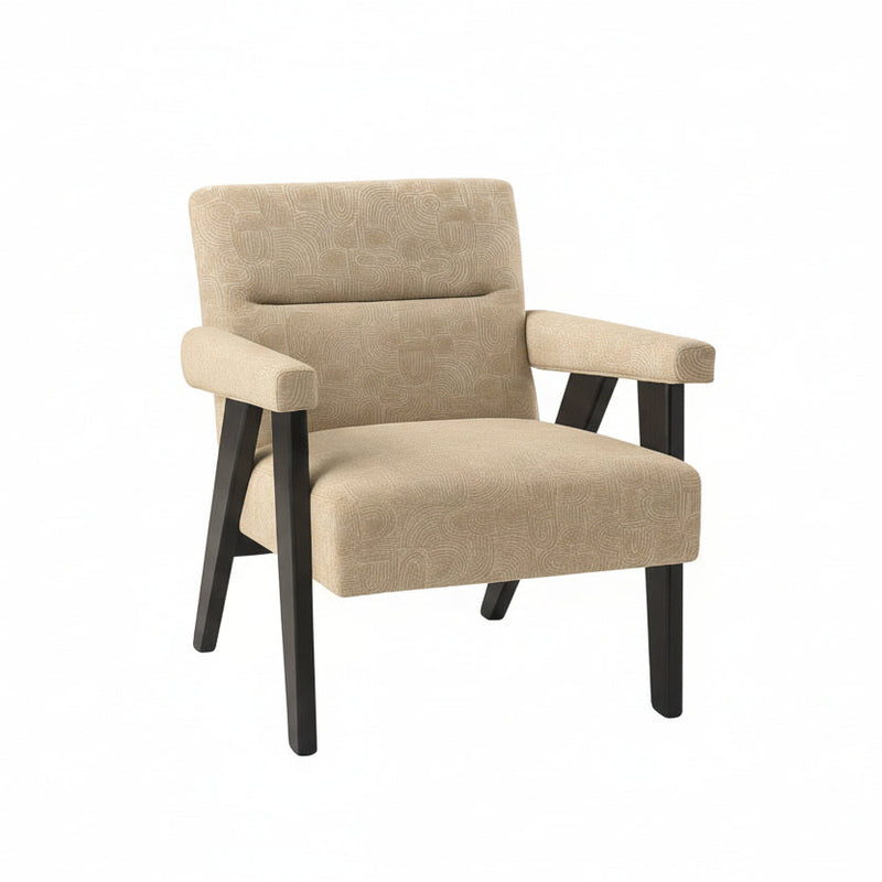 DAKOTA Lounge Chair - beige / black grey