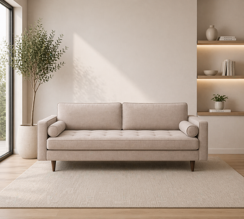 MEMPHIS 3-Seater Sofa OVER THE HORIZON 20 - brown