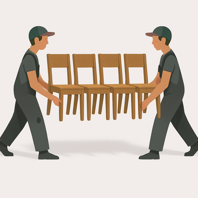 Removal of 4 Dining Chairs