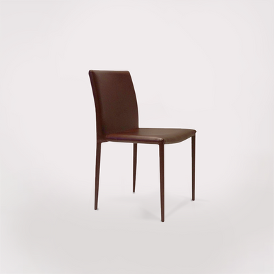 OLLIE Dining Chair - Cognac (PU Leather).