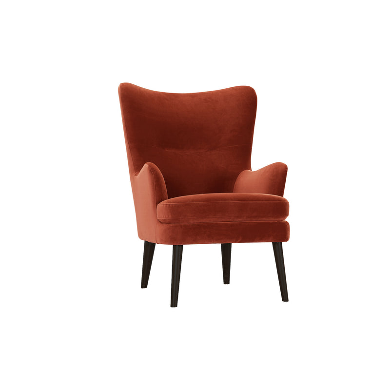 HUGO Armchair MEG 64 - orange velvet