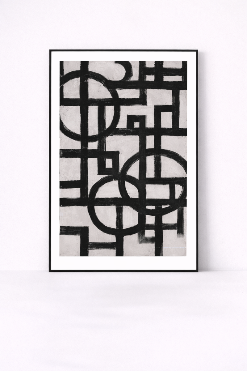 BELGIUM Art - 800x1200 BLACK FRAME