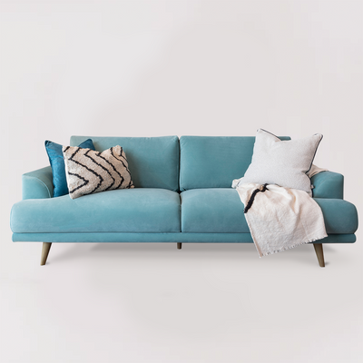 Benjamin 3 Seater Sofa (Light Teal)