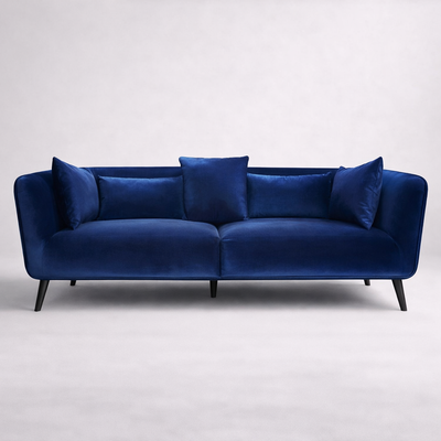 AVENUE 3 Seater MEG 28 -   navy velvet
