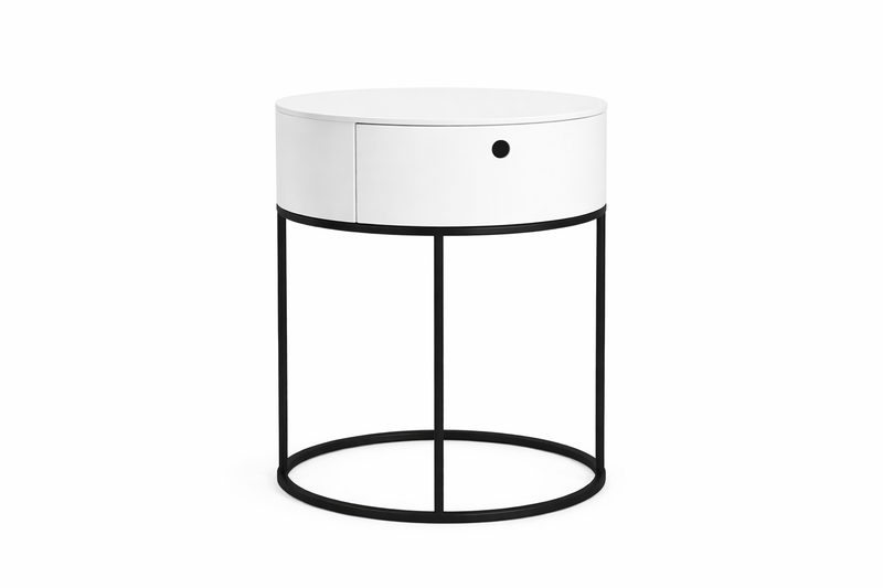 POLO Bedside Table - white
