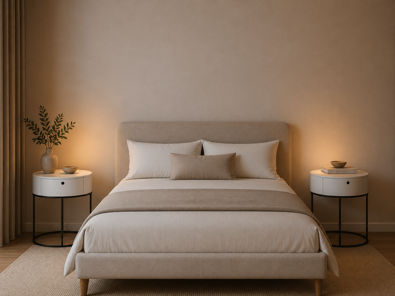 POLO Bedside Table - white