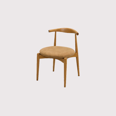 ELBOW Dining Chair - Natural / Light Brown.