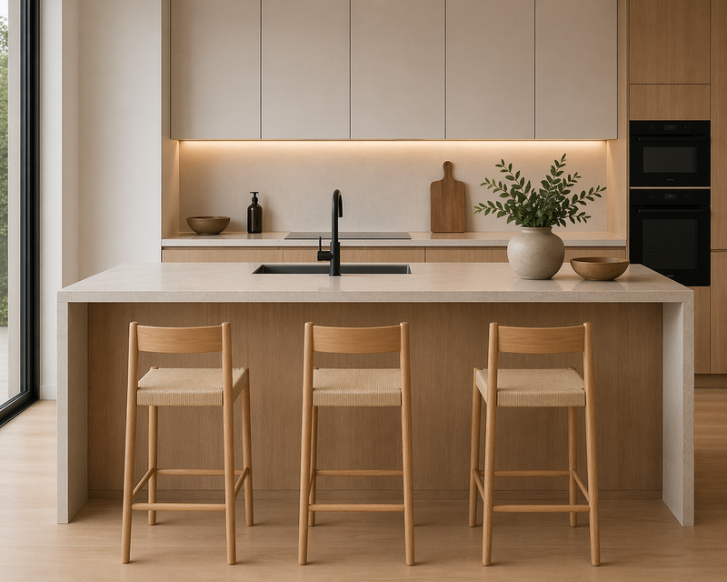 FIKA Bar Stool - oak