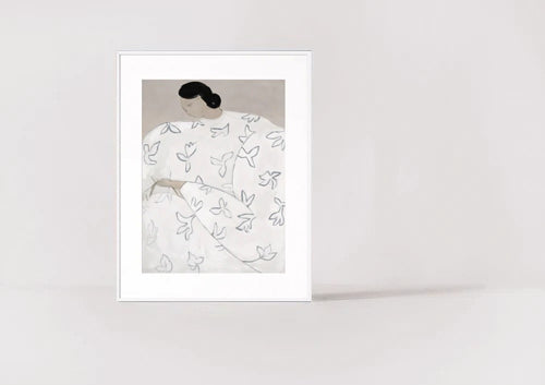 PJ GIRL 1 - PHDI083/ 60x80 - White Frame