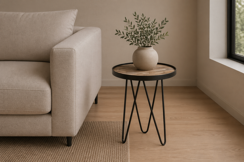 LEV End Table 39cm - black