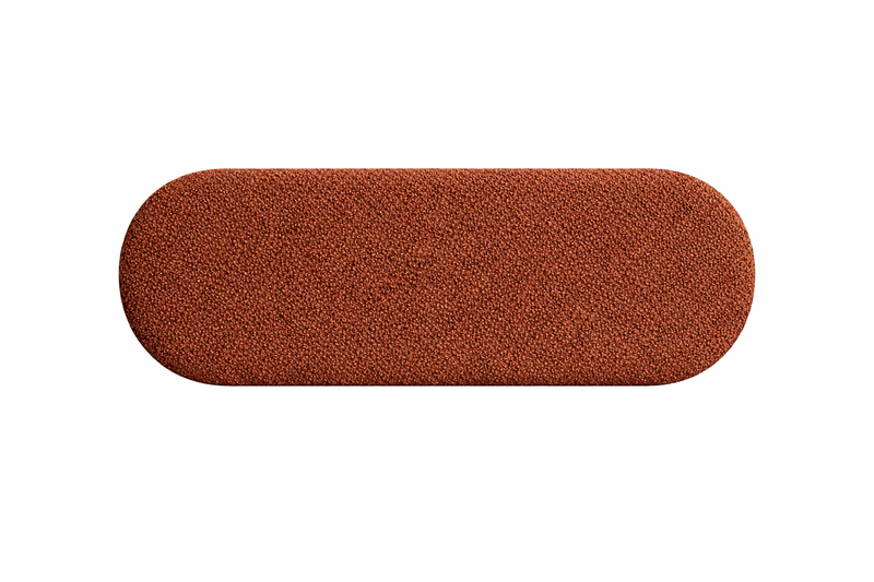 HEADBOARD 6'0'' Oval SICURO 30 - red