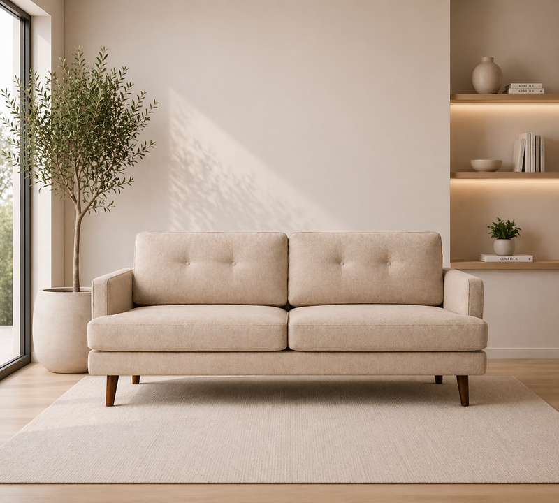 VERDI 3-Seater Sofa OVER THE HORIZON 20 - brown