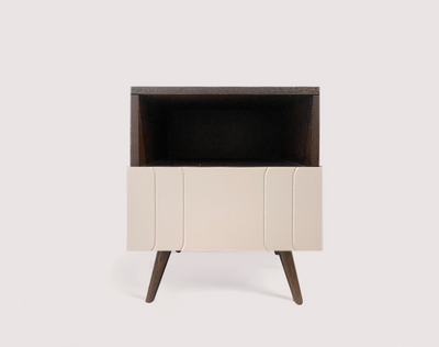 Grant Bedside Cabinet (Beige/ Wenge)
