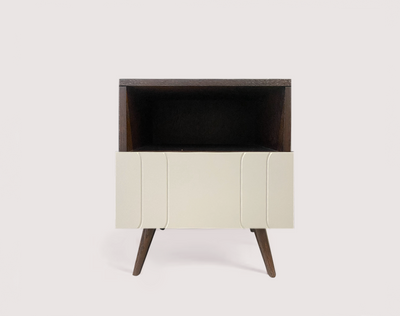 Grant Bedside Cabinet (Green-Grey/ Wenge)