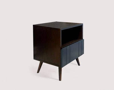 Grant Bedside Cabinet (Navy/ Wenge)